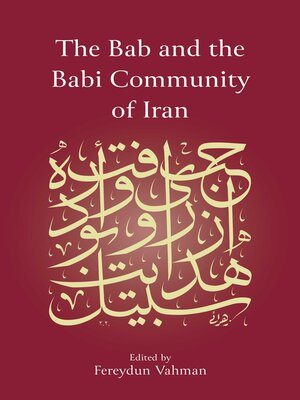 cover image of The Bab and the Babi Community of Iran